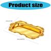 Multifunctional Iron Tray For Coffee Table Centerpieces Dessert Platter Snacks Plate Kitchen Counter Decoration