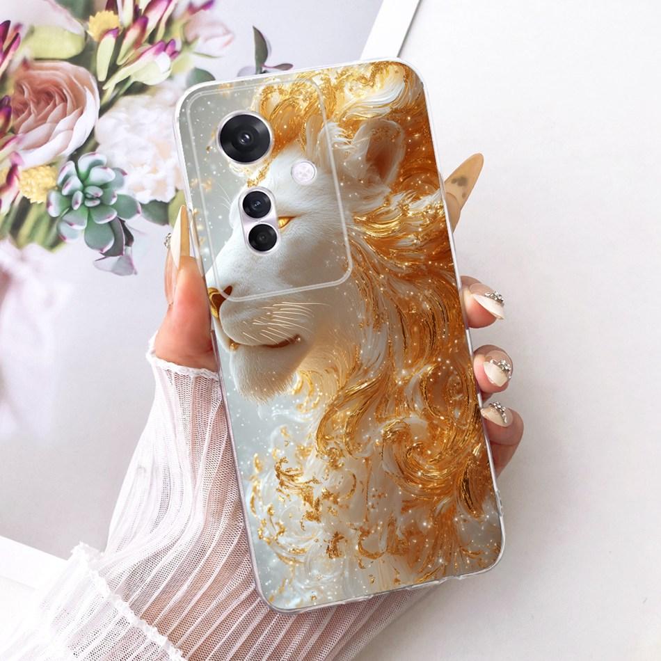 For OPPO Reno11 F 11 Pro 5G Cool Dragon Tiger Pattern Phone Case For Oppo Reno11 Reno 11F 11Pro Soft Silicone TPU Cases