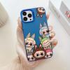 Painted Pattern Colorful Sliver Double Sided Hard Shell Shockproof Anti-fall Phone Casing for Samsung