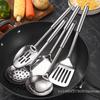 Stainless Steel Kitchen Cookware Set - Cooking Utensils Shovel Soup Spoon Turner Dinnerware - Kitchen Gadgets for Cooking