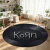 Korn bedruckter runder Kristall-Samtteppich, weicher, rutschfester Bodenteppich für Schlafzimmer, Weihnachtsgeschenk