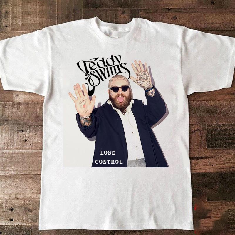 Teddy Swims #039;Lose Control#039; Album Short Sleeve Unisex TShirt All Size 7HRC81 Unisex T-Shirt XXXXL