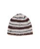 NOISE Hairy Stripe Beanie - Brown