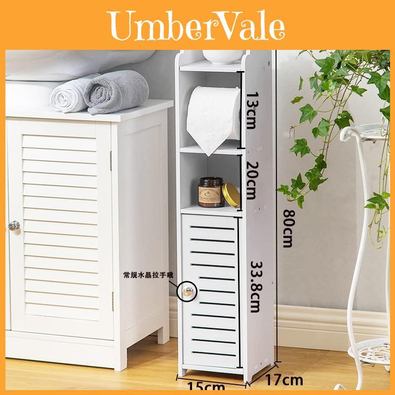 Armadietto da bagno in materiale PVC per zona WC e lavabo