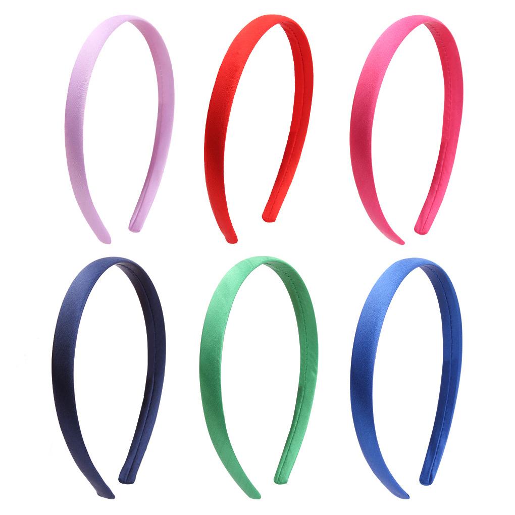 Women Headband Solid Color Basic Hairband Accessory Kids Handmade Craftsman Model Simple Headwear Household Handicraft