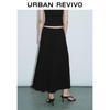 UR Women's A-line Casual Elastic Waist Skirt