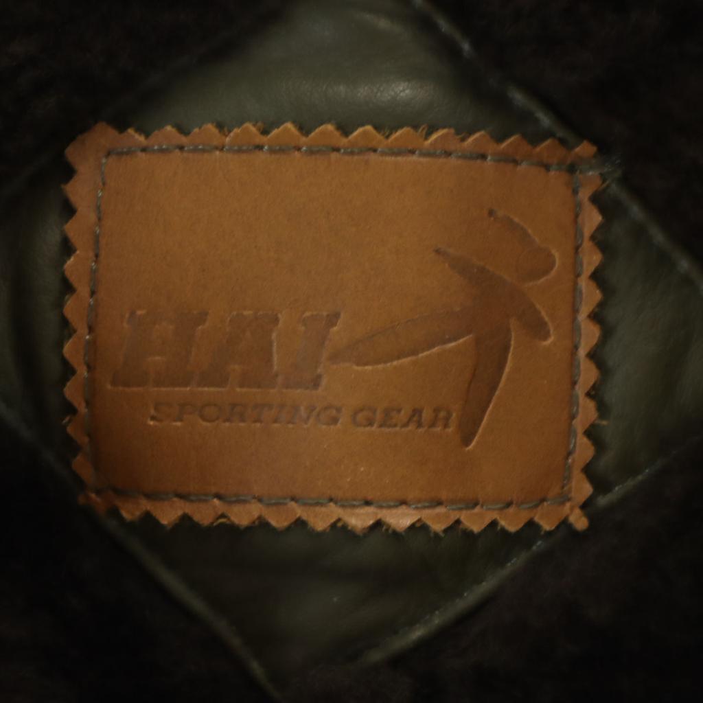 HAI SPORTING GEAR 80s vintage patchwork Mouton jacket M Isseimi Sunburn Men's Used