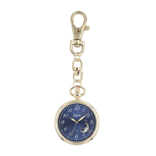 

Follow Fragola Moon Date Charm Watch N03224A-0 GD Women s Pocket Watch Keychain Watch