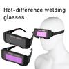 Auto Darkening Welding Goggles Professional Solar Powered Eye Protection For Welding Cutting & Grinding Automatically Dims Durin