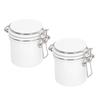 2pcs Eyelash Glue Storage Jar Sealing Buckle Large Capacity Glue Storage Container for Eyelash Extension 200ml