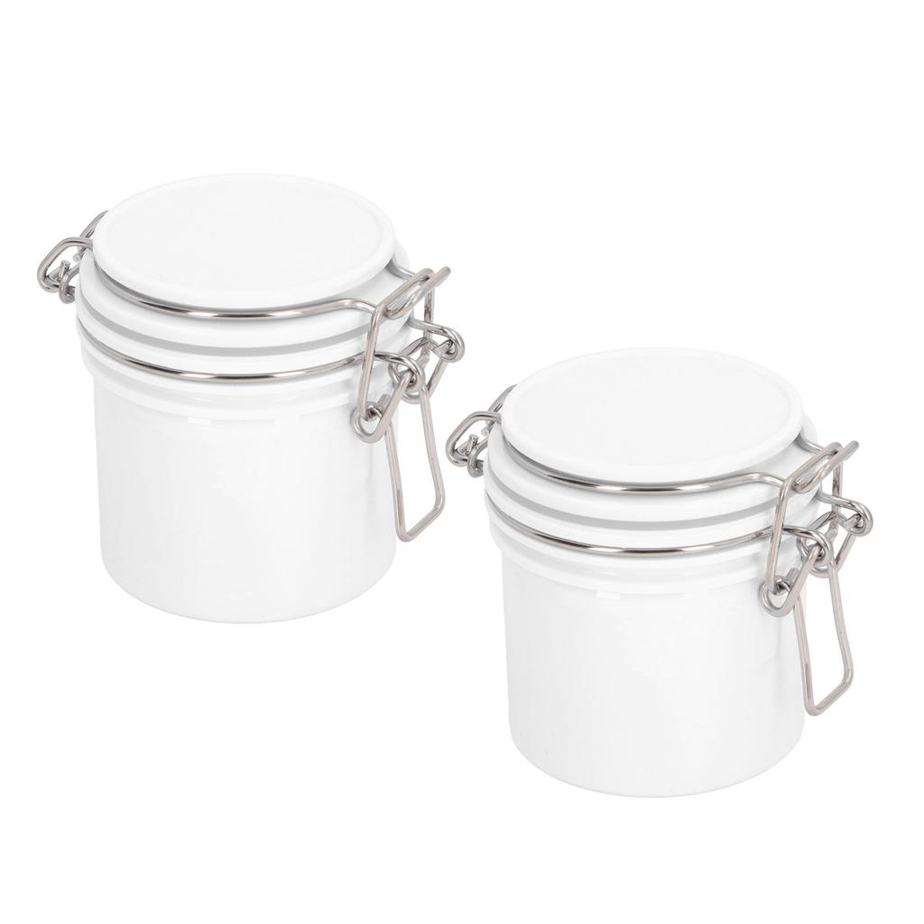 2pcs Eyelash Glue Storage Jar Sealing Buckle Large Capacity Glue Storage Container for Eyelash Extension 200ml