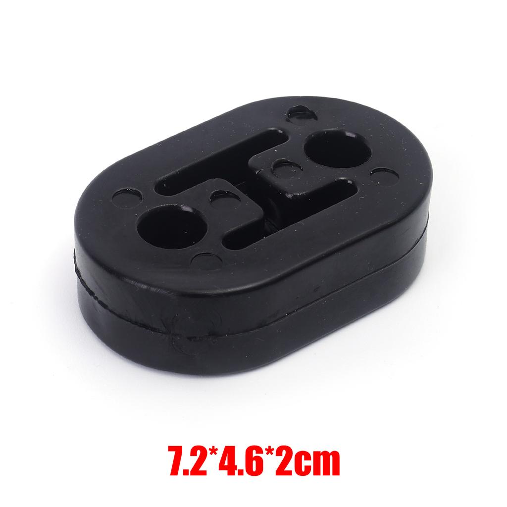 Lifting Towing Wheel Muffler Support Shock Absorber Automobile Universal Two Holes Exhaust Pipe Hanger Cushion Rubber Parts