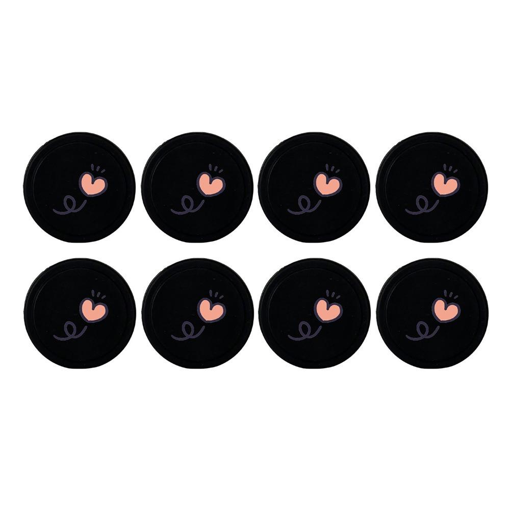 

8Pcs Silicone Luggage Wheels Protector Cover Anti-slip Shock Absorption Luggage Caster Shoes Reduce Noise Reduce Wheel Wear