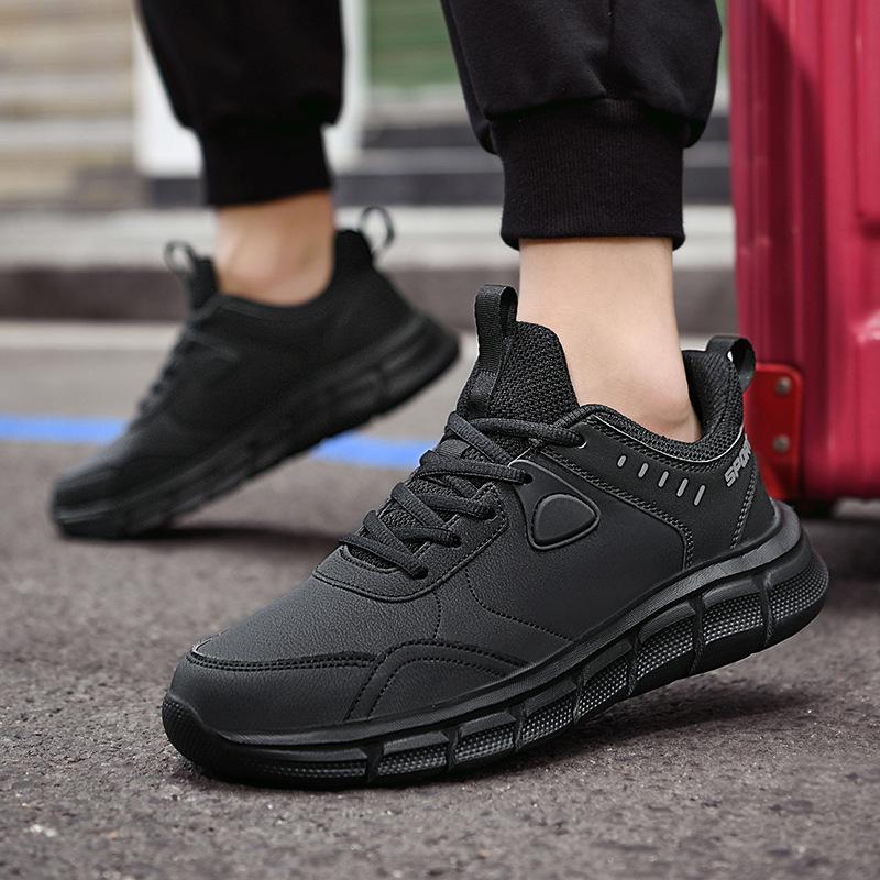 

Large size men s shoes 2025 spring new casual leather soft sole 48 yards fattened wide casual sports travel shoes 39