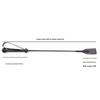 Hand-Woven Leather Whip Cane Paddle - Flirting & Discipline Toy