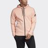 Adidas ID Stadium Full Zip Knitted Hoodie Jacket Men Outerwear Shiny-Pink EB7606