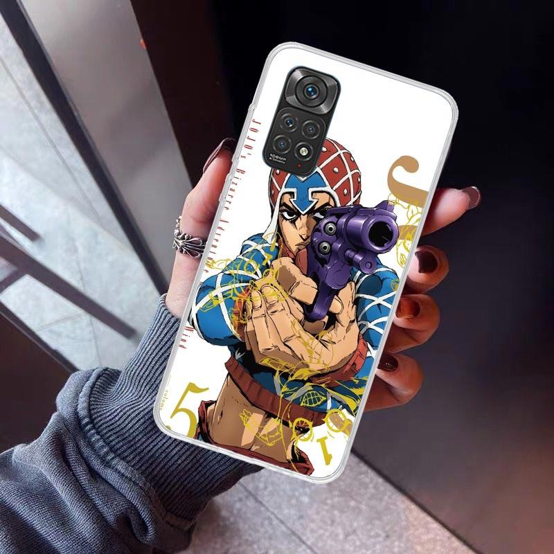 JoJo's Bizarre Adventure Kujo Jotaro Phone Case For Xiaomi Redmi Note 10 11 12 13 14 15 Pro Plus 11S 12S 14S 11T 11E 10S Soft TP