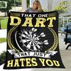 Sports dart target printing blanket warming Warm Pretty Flannel Soft Comfortable Home Travel Blanket