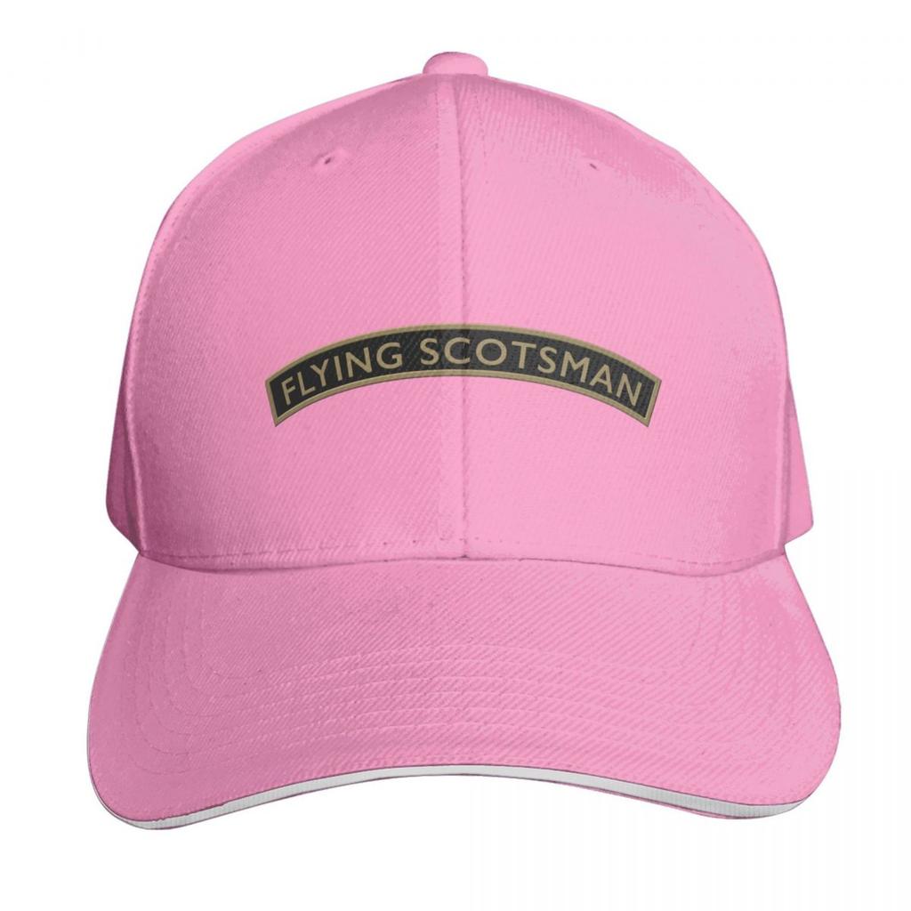 FLYING SCOTSMAN HEADBOARD Baseball Cap Summer Beach Travel Streetwear Hip Hop Trendy Vintage Retro Embroidered