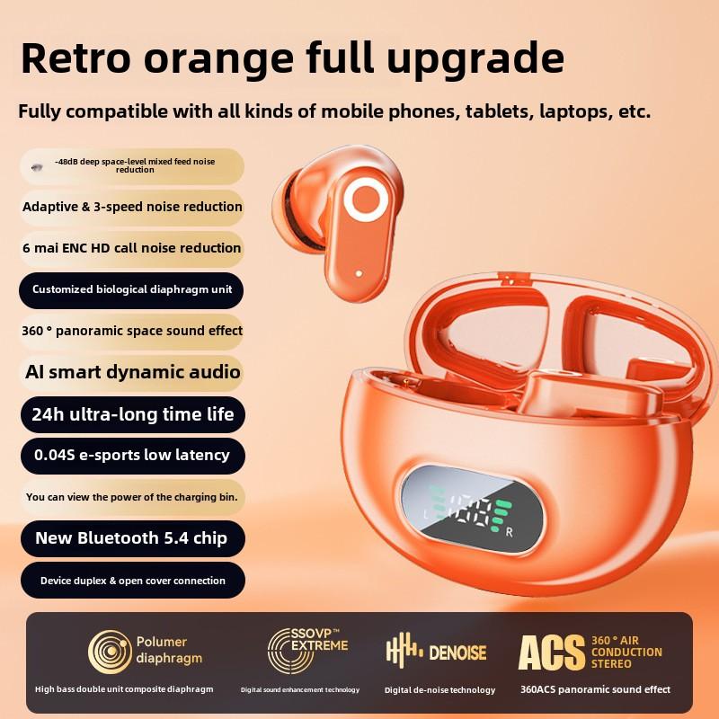 J16B Wireless Earbuds Bluetooth 5.4 Headphones with Stereo Sound, IPX4 Waterproof, Portable and Comfortable In-Ear Design for Sports and Daily Use