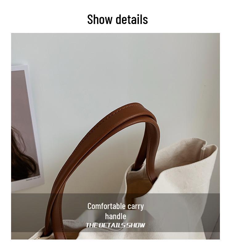 2024 Trendy Women's Canvas Crossbody Tote Bag