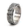 Retro God's Eye Rotating Ring for Men Woman Fashion Stainless Steel Eye of Providence Finger Jewelry Gothic Bohemian Style Men's Accessory