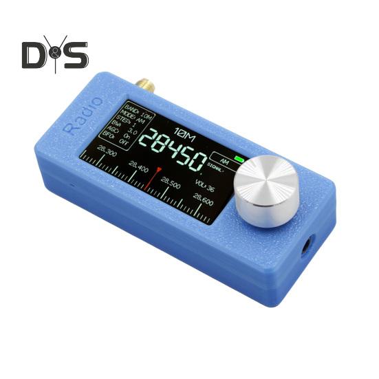 0,5-108 MHz Tragbares Mini-Radio mit 1,9-Zoll-IPS-Bildschirm LSB/USB/AM/FM Mini-Taschenradio Allband-Radioempfänger mit Antenne