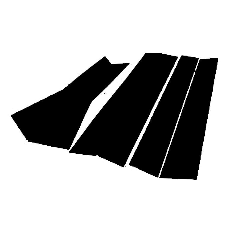 6pcs Mirror Effect Car Door Middle Column Window Center BC Pillar Post Cover Fit for Honda BR-V DG3 2022-2024