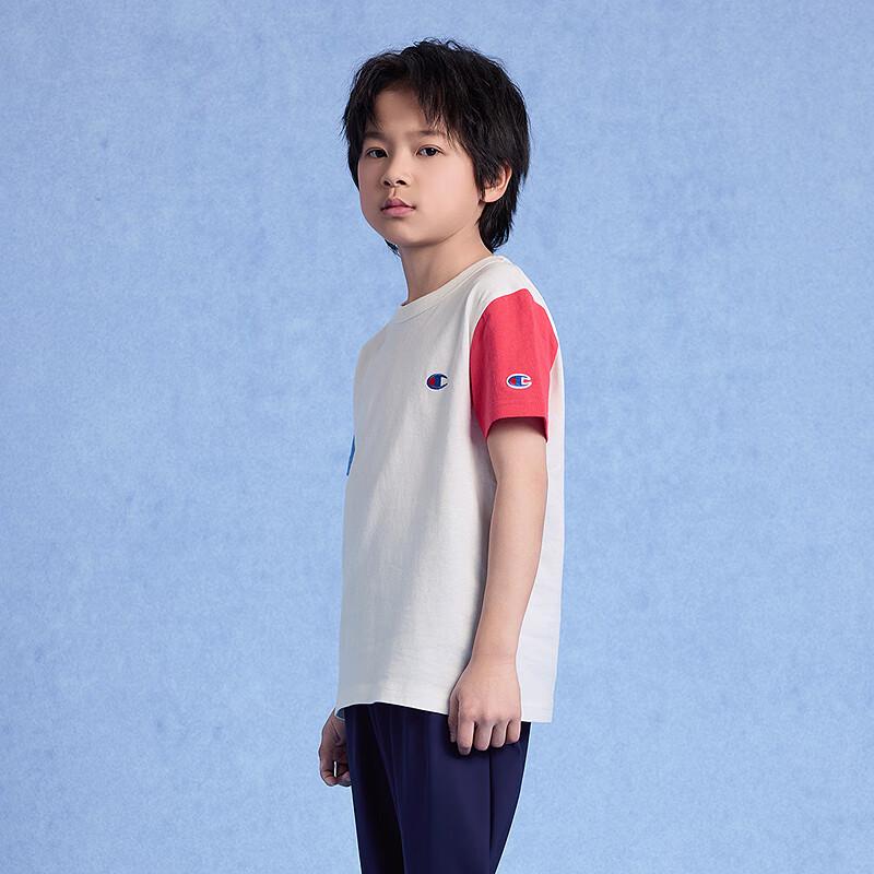 Champion Unisex Kids  Raglan Short Sleeve T-Shirt 140