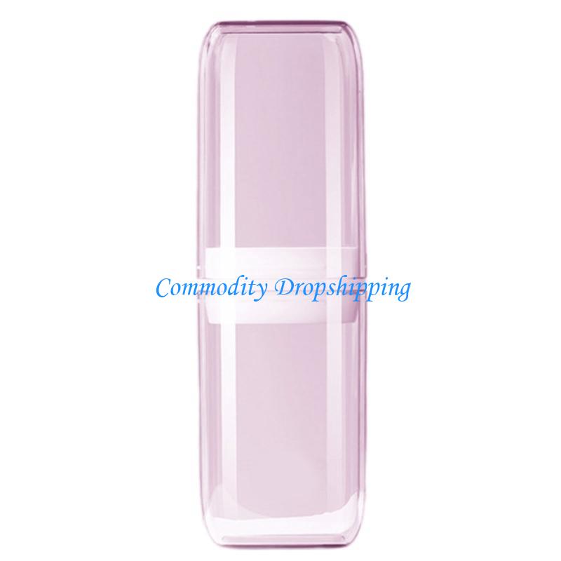 Y5JC Toothbrush Case and Portable Toothbrush Cup Set Plastic Toothbrush Container for Travel and Home Toothpaste Container