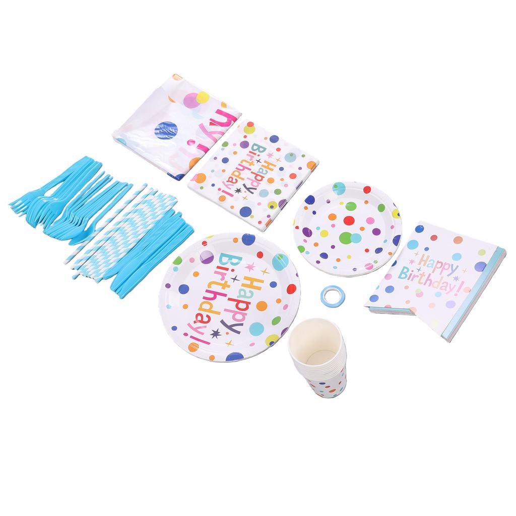 Paper Plate Cup Tableware Set for Party