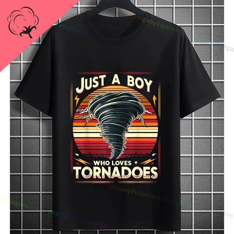 Cacciatore di tempeste Cacciatore di tornado Meteorologo Grafica divertente Maglietta Girocollo Manica corta Cotone Perfetta Per Tutte le Stagioni