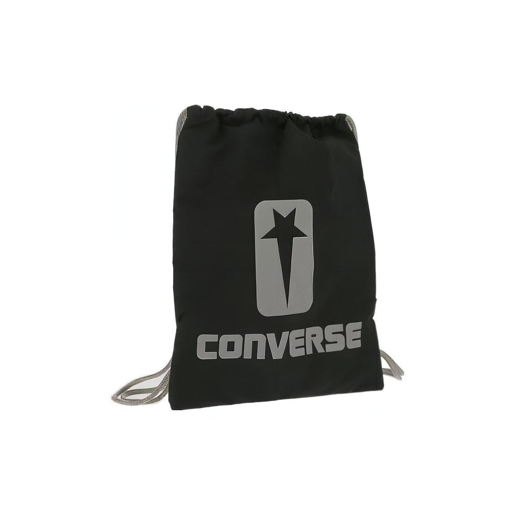 Rick Owens Drkshdw Letter Print Drawstring Design Backpack Unisex Backpack Black DC01BX84110