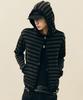 VASTIC S / T Knit Zip-Up Hoodie_Black/Gray