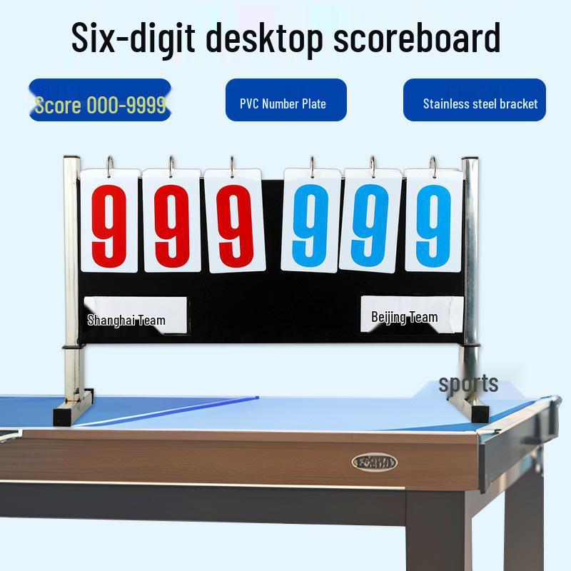 Flip Scoreboard for Table Tennis, Badminton, and Basketball Matches
