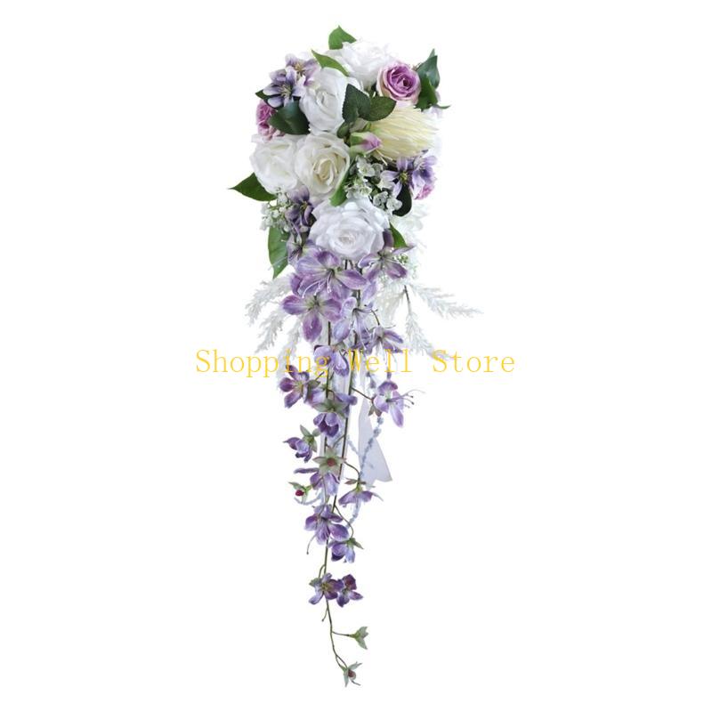 KX4B Artificial Flowers Rose Wedding Bridals Flowers Bridals Bouquets New Wedding China Mainland