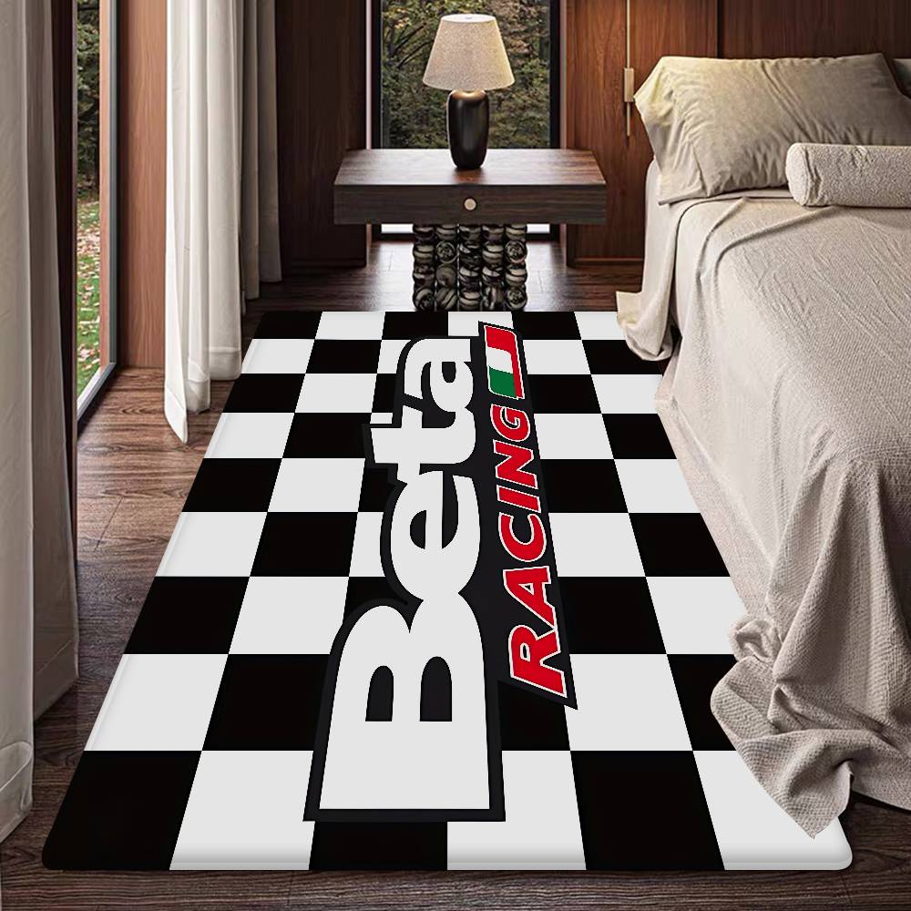 B-Beta-Racing Hallway Carpet Washable Non-Slip Living Room Sofa Chairs Area Mat Kitchen Doormat Area Rug