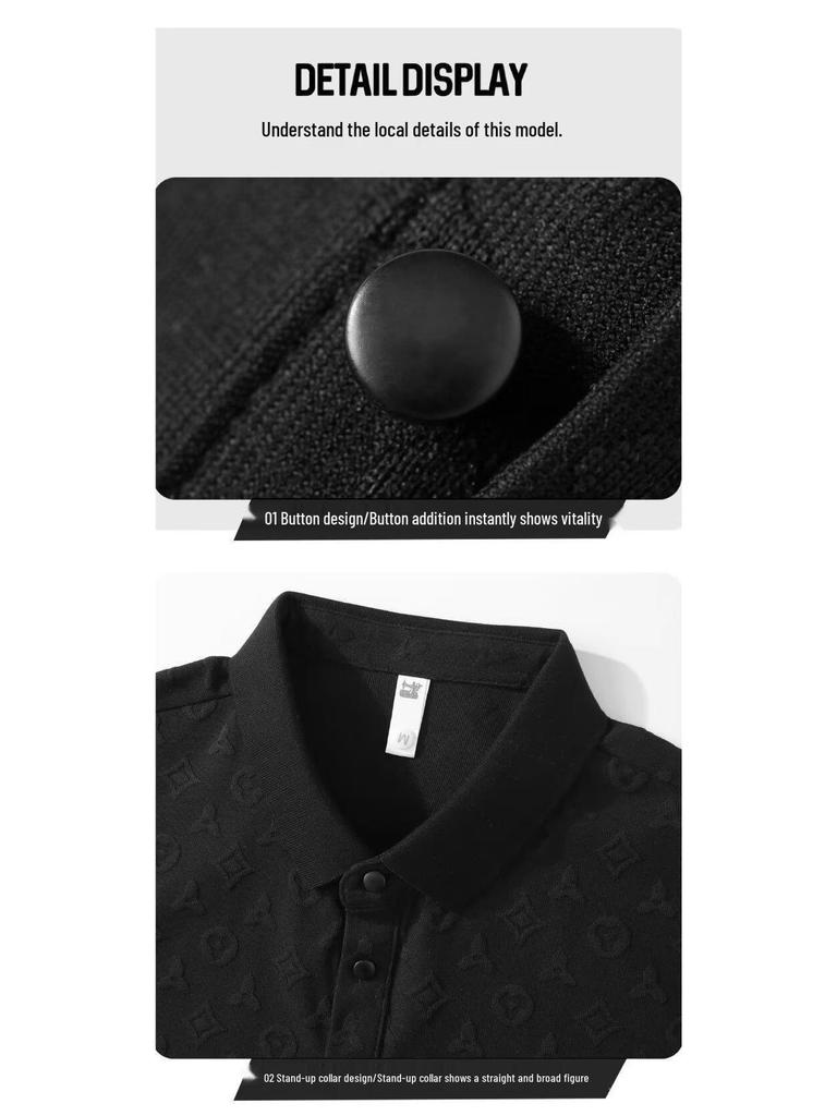 Men's Summer Trendy Korean Slim Fit Polo T-Shirt 2023