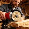 Angle Grinder Polishing Pad, Heavy-Duty Wood Carving Disc, High Carbon Steel Carbide Sanding Disc, for Smooth Engraving Sanding Buffing Woodworking