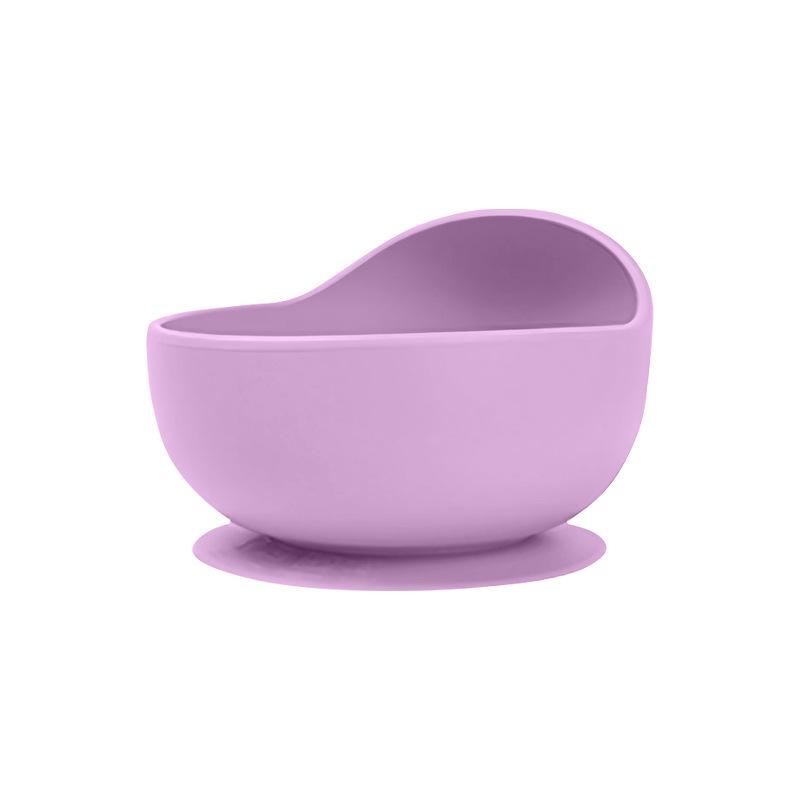 

Silicone Anti-Fall Suction Baby Bowl with Snail Design
