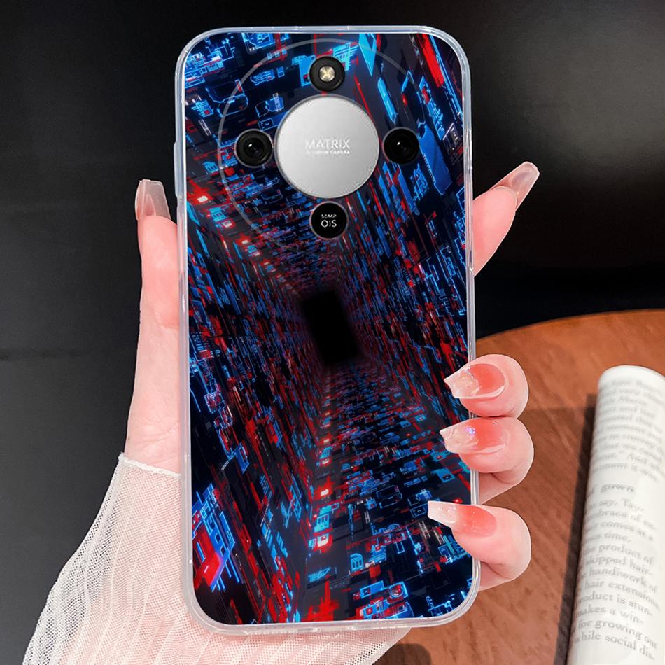 

For Honor X70 5G Case Vintage Angel Phone Cover For HonorX70 Soft Transparent Silicone Anti Drop Untra Thin Back Covers Honor X70