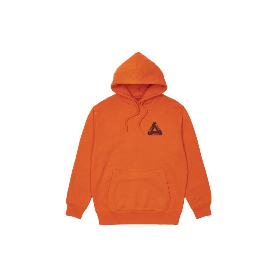 Palace Tri-Mesh Hood Logo Printed Hoodie Unisex Hoodies Orange PAL-SS22-238