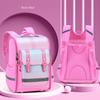 Neue Design-Gradienten-Schultasche für Grundschüler, männliche und weibliche Kinder, Rucksack der Klassen 1–6, leicht, verschleißfest, Kinderrucksäcke