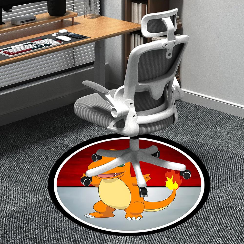 

1pc Charmander, PokémonChair Carpet for Office, Non-slip, Soft and Durable Office Rug for Interior Decoration, Perfect for Office yy250925090 80cm by 80cm