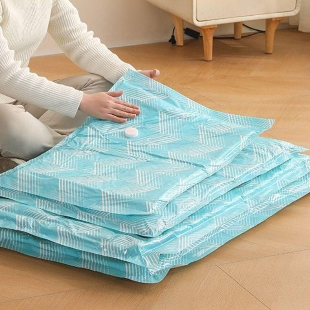 6PCS Large Capacity Vacuum Compression Bag Dust-proof Moisture-proof Clothes Moving Bag Space Saving Quilt Organizer Clothes