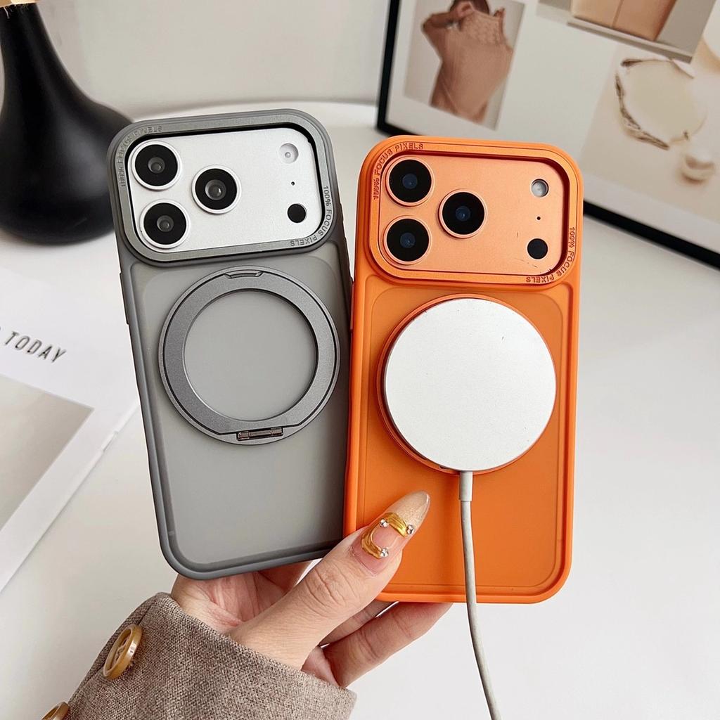 Skin feeling 111 rotating bracket for iPhone11promax magnetic mobile phone case Apple 11 matte protective case