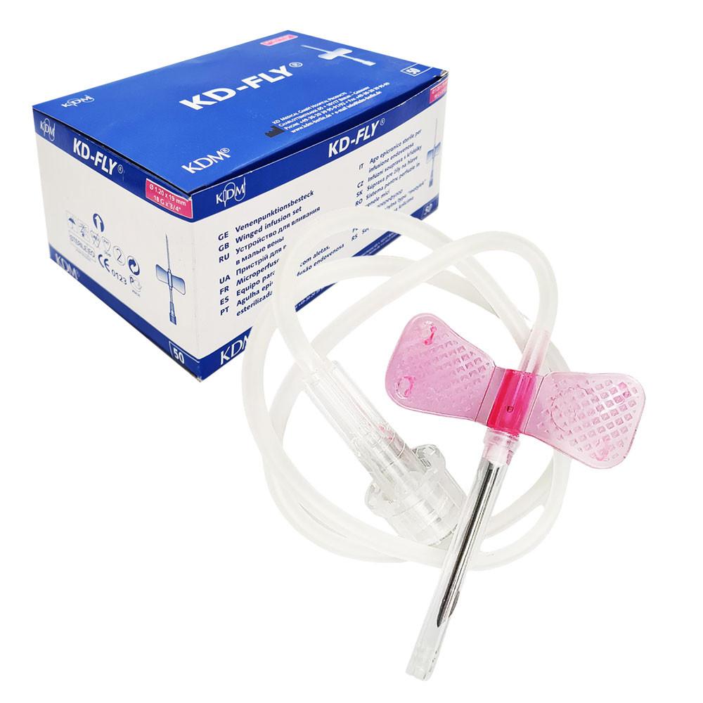 Butterfly Needle 18G 1.2Mm X 19Mm Kdm Kd-Fly 50Pcs