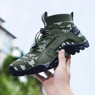 Fashion Unisex Sneakers High-Top Barefoot Upstream Water Shoes Men Women Outdoor Climbing Footwear High Elastic Breathable Hiking Male