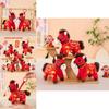 Embroidered Pony Animal Plush Decor With Pp Cotton Fill For Home Gift Ideas
