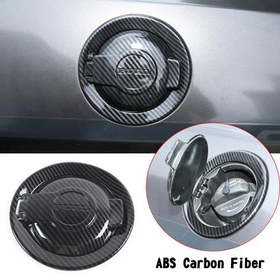 Fuel Tank Cover Door Gas Filler Cap Carbon Fiber Look For Dodge Challenger 2009+